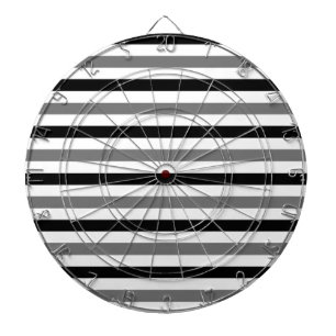 Ahs Black and white stripes design  Dartboard