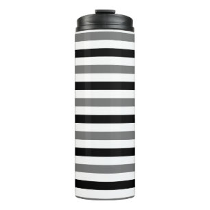 Ahs Black and white stripes design Thermal Tumbler