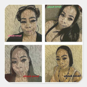 Ahsek Novel Book Series Stickers