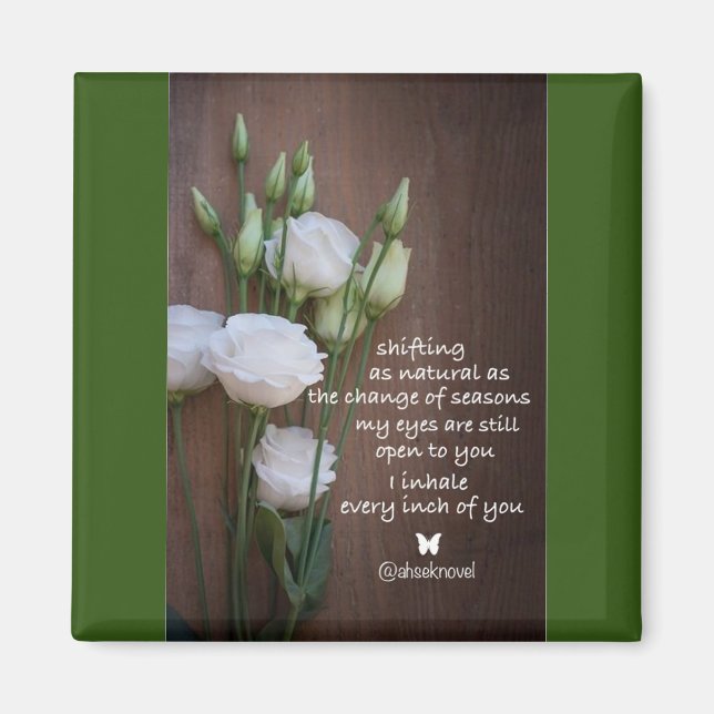 Ahsek Novel Poetry Magnet 1 (Front)