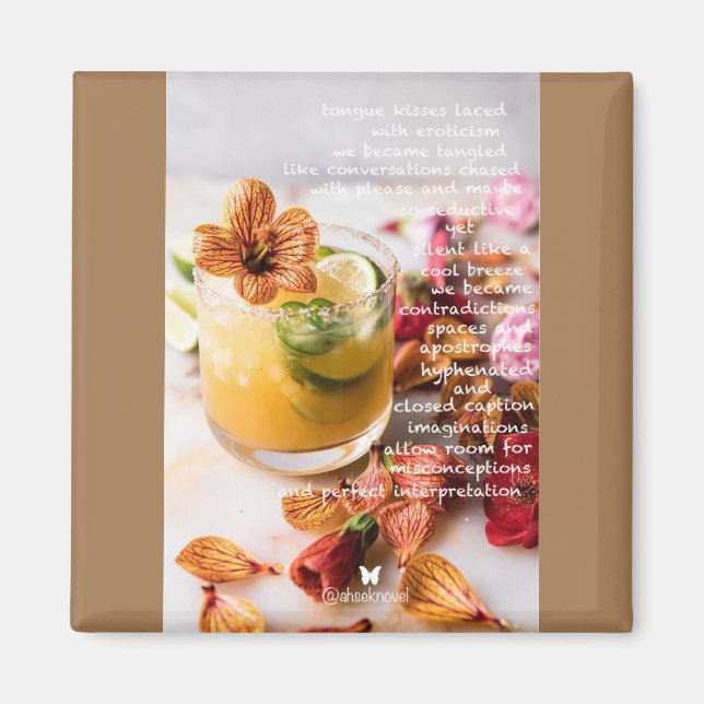 Ahsek Novel Poetry Magnet 8 (Front)