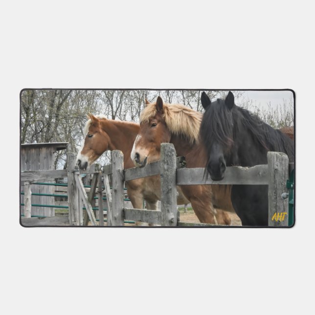 AHT Horse Rescue Desk Mat (Front)
