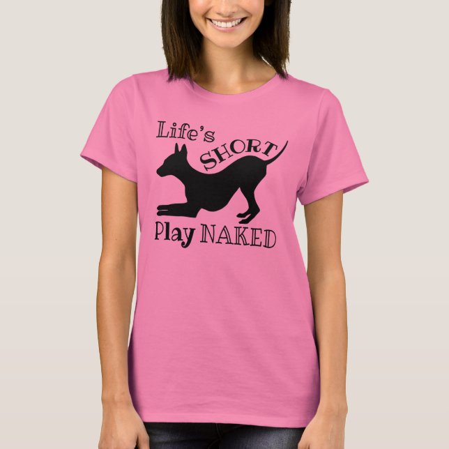 AHT "Life's Short" Women's Tye Dye Tee (Front)