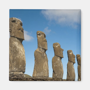 Ahu Akivi, Rapa Nui, Easter Island, Chile 2 Magnet