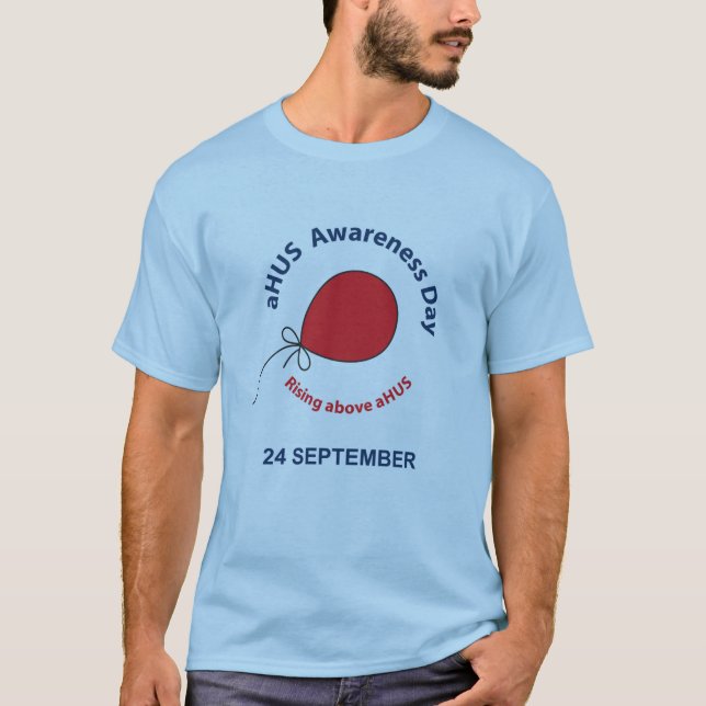 aHUS Awareness Day T shirt (Mens) (Front)