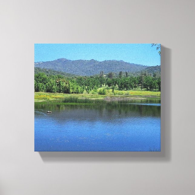 Ahwahnee Hills Nature Park Canvas Print (Front)