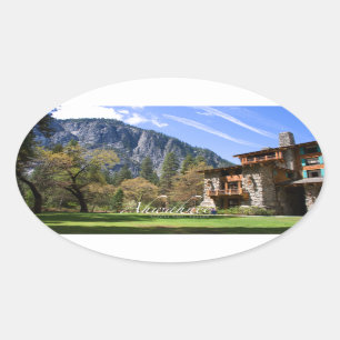 Ahwahnee Oval Sticker