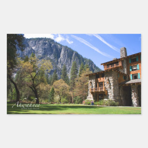 Ahwahnee Rectangular Sticker