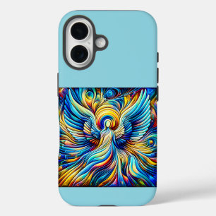 AI Abstract Illusionism Angel Expressionist Effect iPhone 16 Case