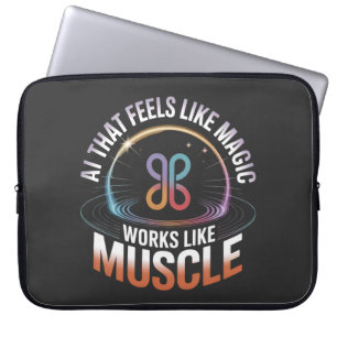 AI Aesthetics Futuristic Technology mens fashion Laptop Sleeve