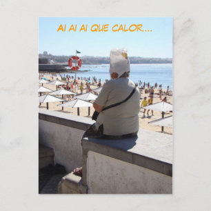 Ai ai ai Que Calor  (spanish, espanol) funny Postcard