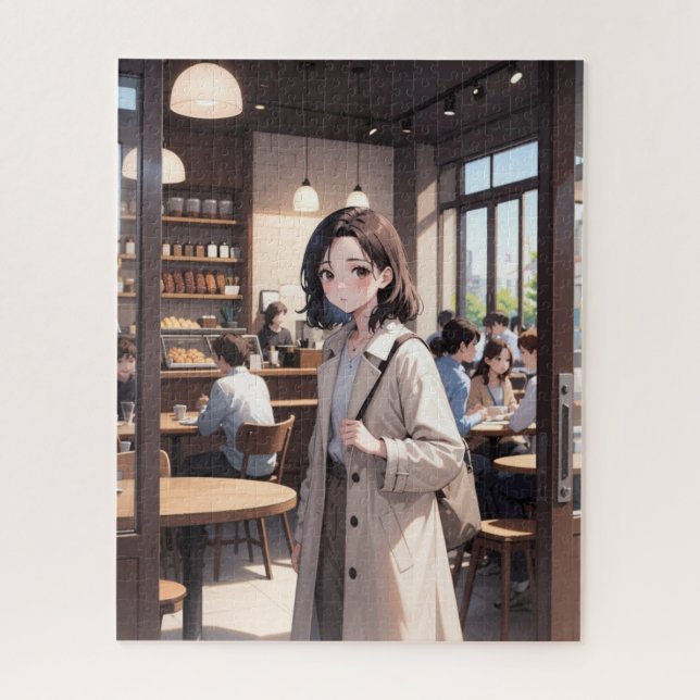 AI Anime Girl Puzzle (Vertical)