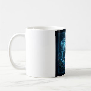 AI Aquarium Neon Agents Art Mug