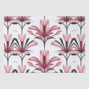 AI Art Floral Design Modern Art Tissue Paper