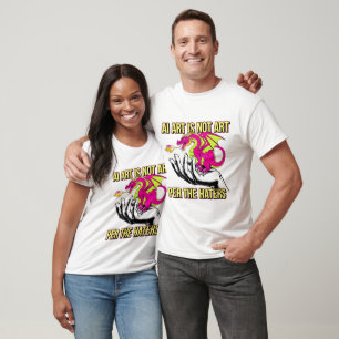 AI Art is Not Art Per the Haters Dragon T-Shirt
