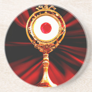 AI Art of A Eucharistic Miracle Coaster