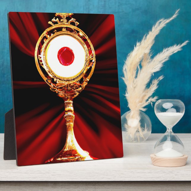 AI Art of A Eucharistic Miracle Plaque (Side)