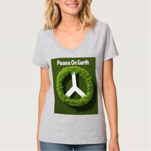 AI Art Peace On Earth T-Shirt