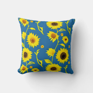 AI Art sunflower  Cushion