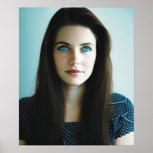 AI Art Woman's Portrait Poster