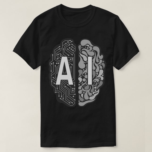 AI Artificial Intelligence Essential Classic TShir T-Shirt (Design Front)