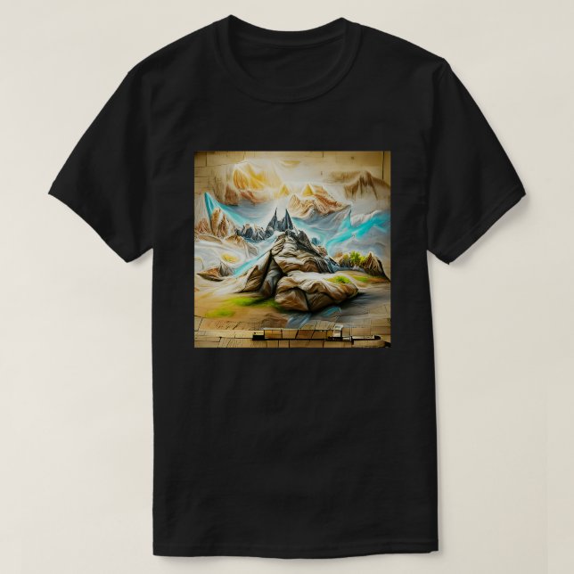 AI Artificial Intelligence Generated Art5 T-Shirt (Design Front)