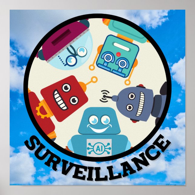 AI (Artificial Intelligence) - Surveillance Poster (Front)