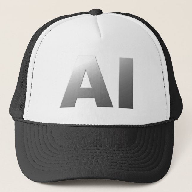 AI artificial intelligence Trucker Hat (Front)