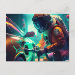 AI astronaut Postcard