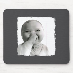 Ai Baby Giggling Holding Back Laugh Funny Viral Ge Mouse Mat