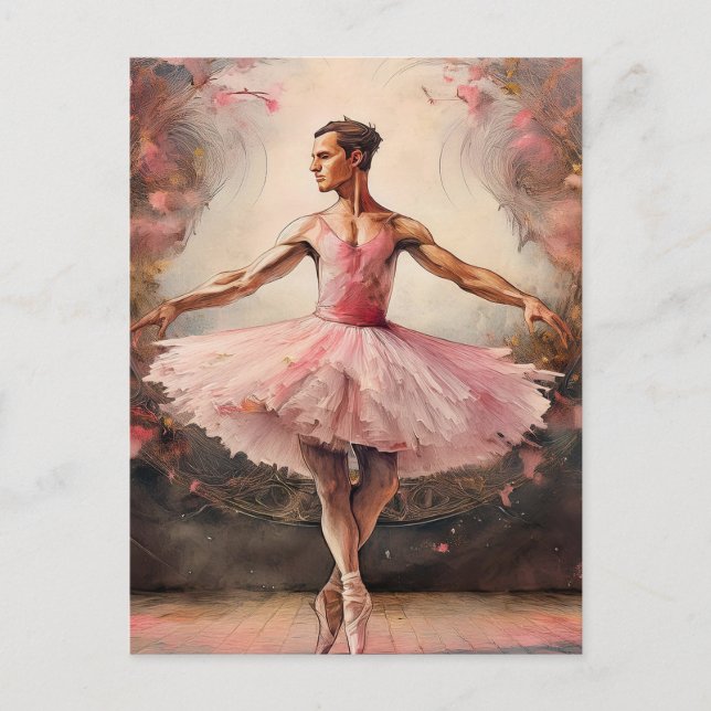 AI Ballet  Postcard (Front)