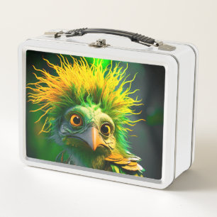 Ai Bird Metal Lunch Box