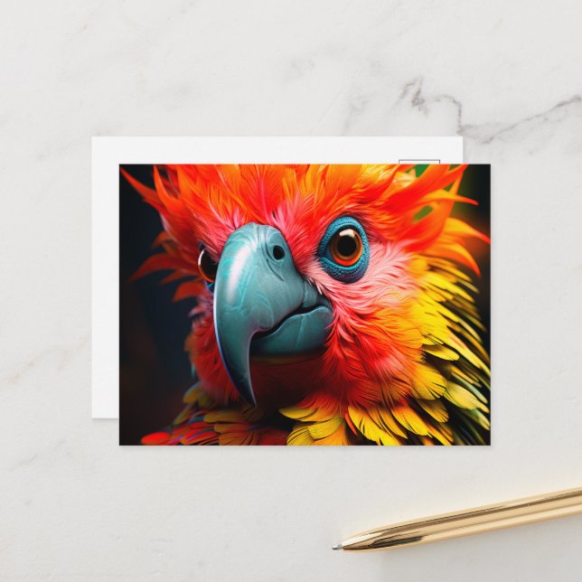 Ai Bird Postcard (Front/Back In Situ)