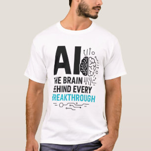 AI Brain Behind Breakthroughs Tee   Tech Catalyst 