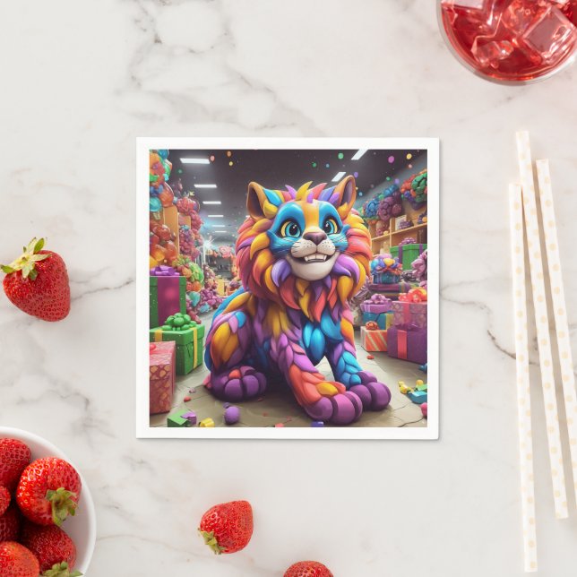 Ai Cat Napkin (Insitu)