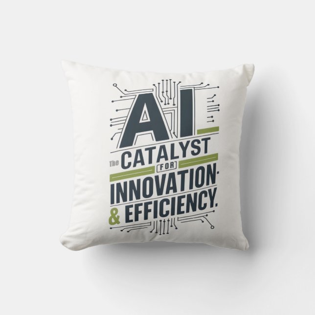AI – Catalyst for Innovation & Efficiency Cushion (Front)
