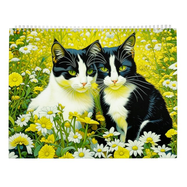 AI Cats | Cute Adorable Kittens and Cats Calendar (Back)