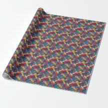 AI Colourful All Occasion Wrapping Paper