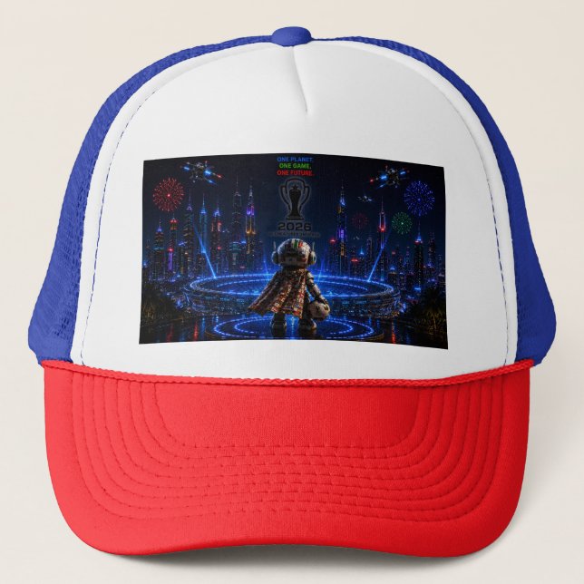 AI Creatures Universe | FIFA World Cup 2026 Trucker Hat (Front)
