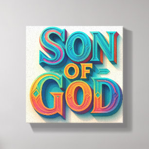 Ai design Son of God Wall Canvas