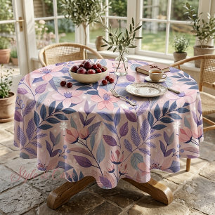 AI-Designed Floral Tablecloth – Elegant & Unique