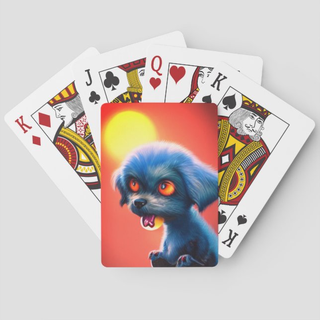 AI Dog Playing Cards (Back)