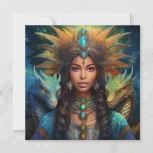 AI Dragon Holiday Card