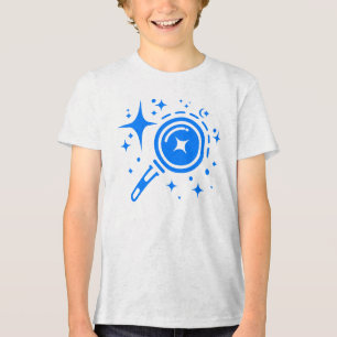 AI emblem Twinkle stars, beacon of the digital age Tri-Blend Shirt