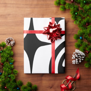 AI emblem Twinkle stars, beacon of the digital age Wrapping Paper