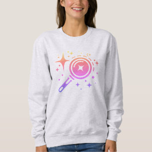 AI emblem Twinkle stars, beacon of the digital era Sweatshirt