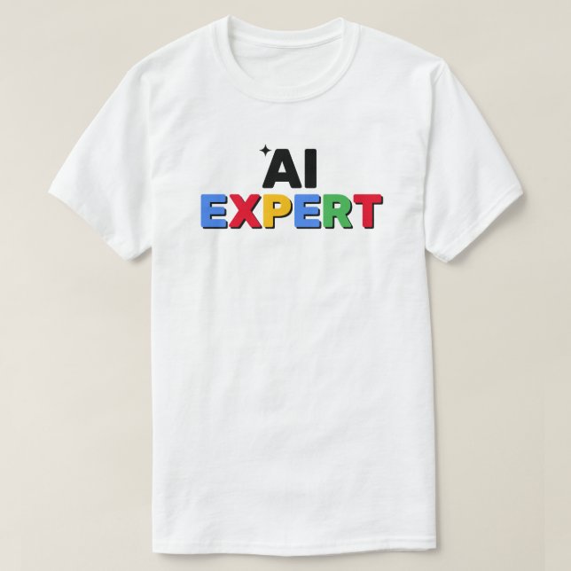 AI Expert™ T-Shirt (Design Front)