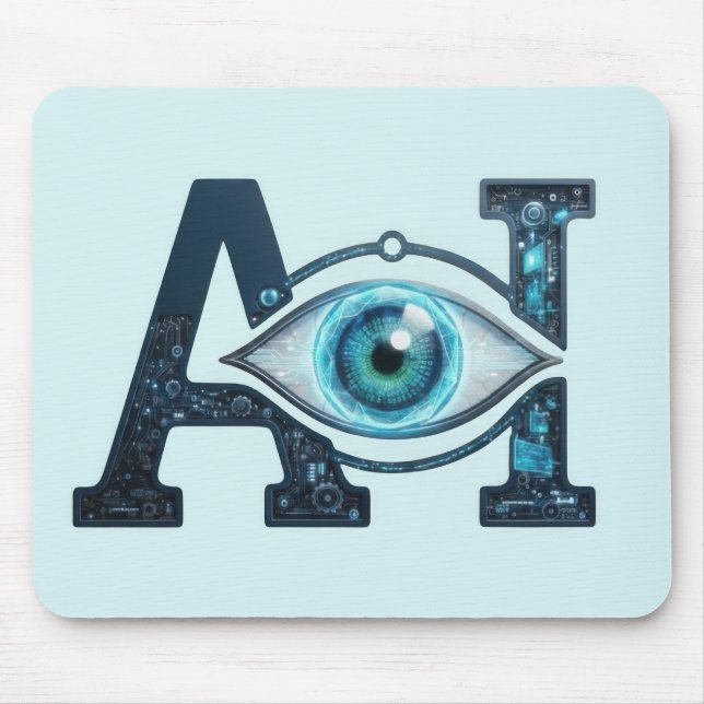 AI Eye Mouse Mat (Front)