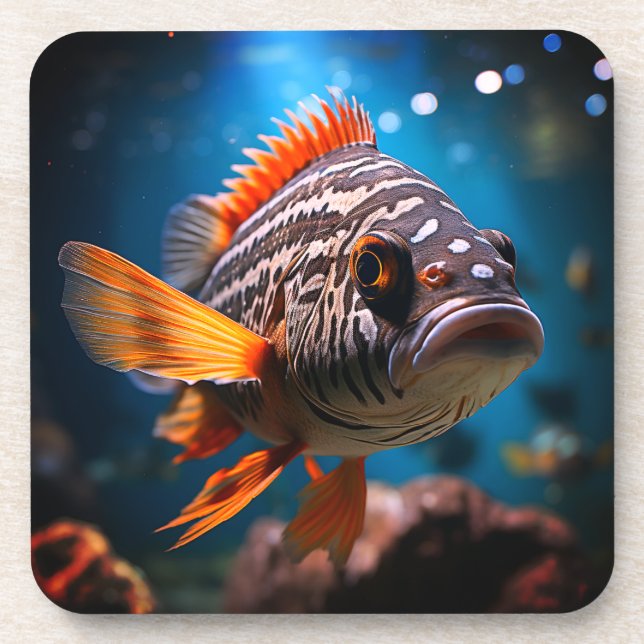 Ai Fish Coaster (Front)