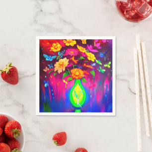 Ai Flowers Napkin